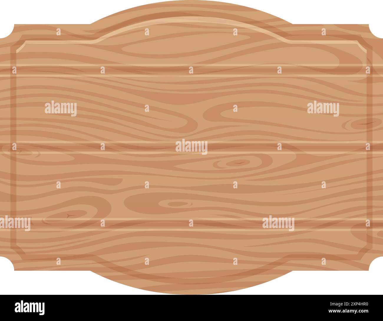 Vorlage für hölzerne Schilder. Retro-Emblem im ländlichen Stil Stock Vektor