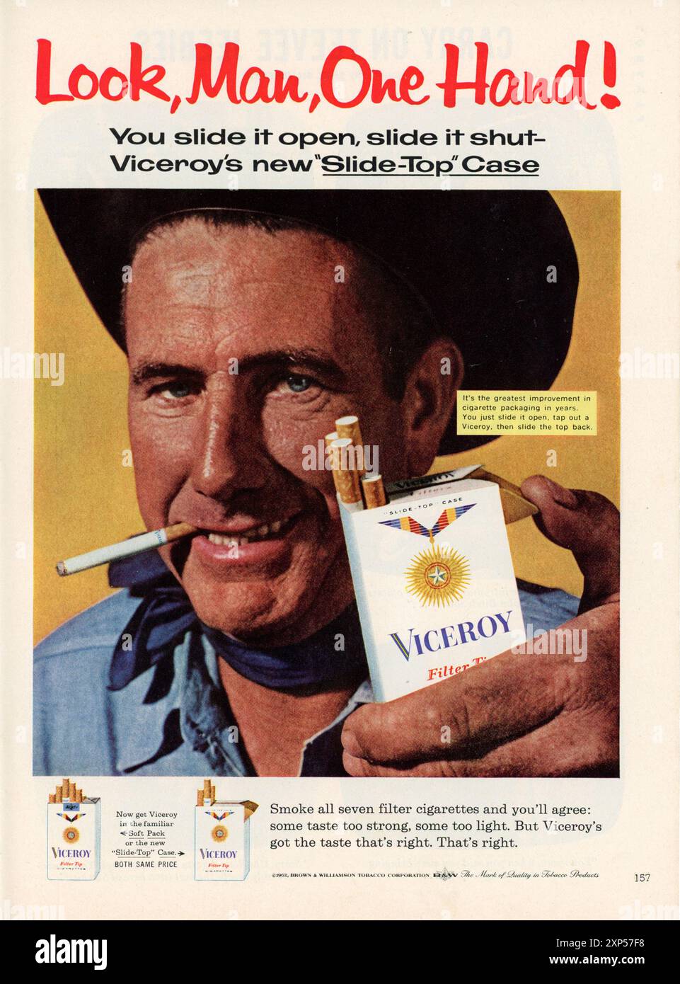 Vintage Playboy Magazin Dezember 1962 Ausgabe Werbung, USA Stockfoto