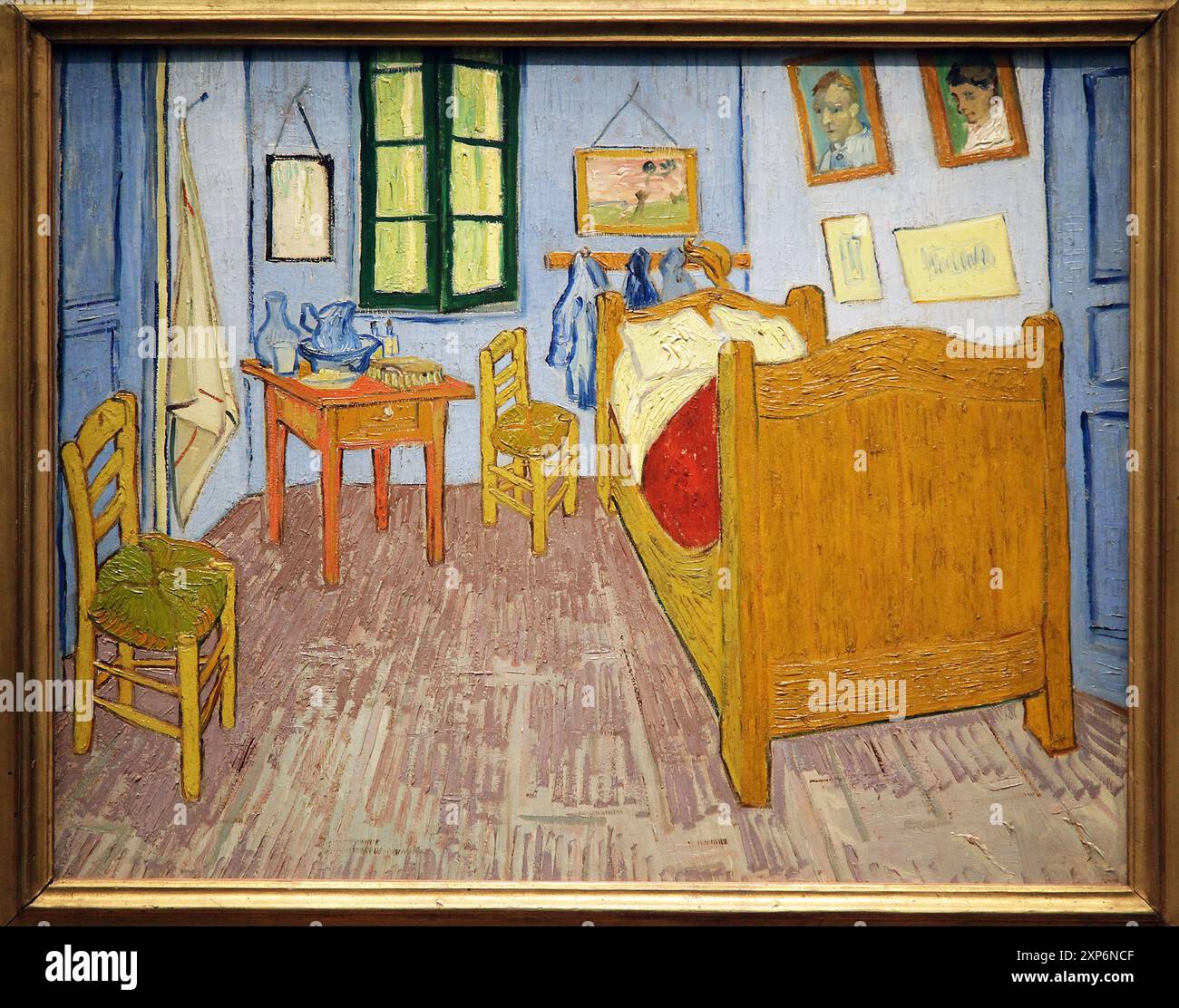 The Bedroom (1888) von Vincent van Gogh (1853–1890). Stockfoto