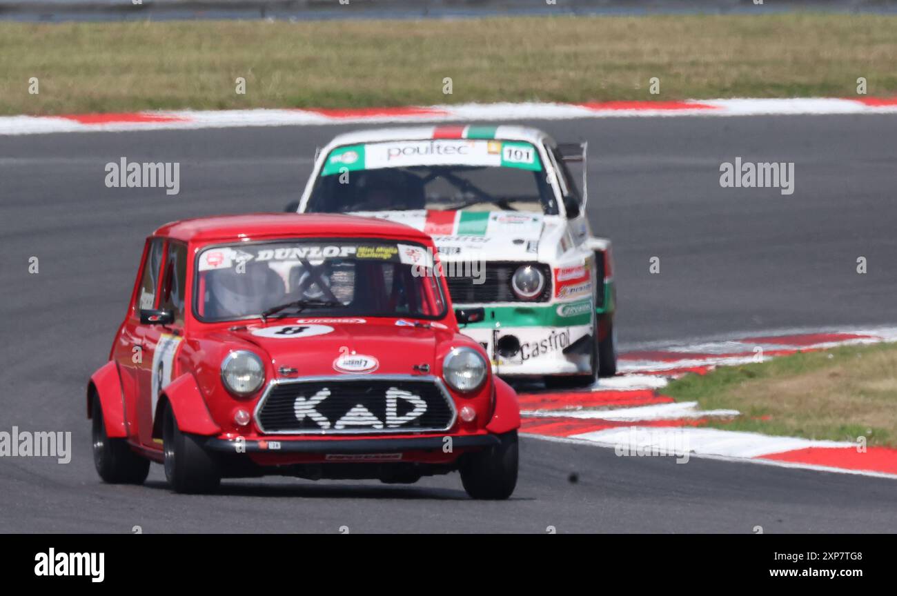 Peacock (Orange Nummer 8) während des Track Day auf dem Brands Hatch Circuit, Sevenoaks, Kent am 2. August 2024 Stockfoto