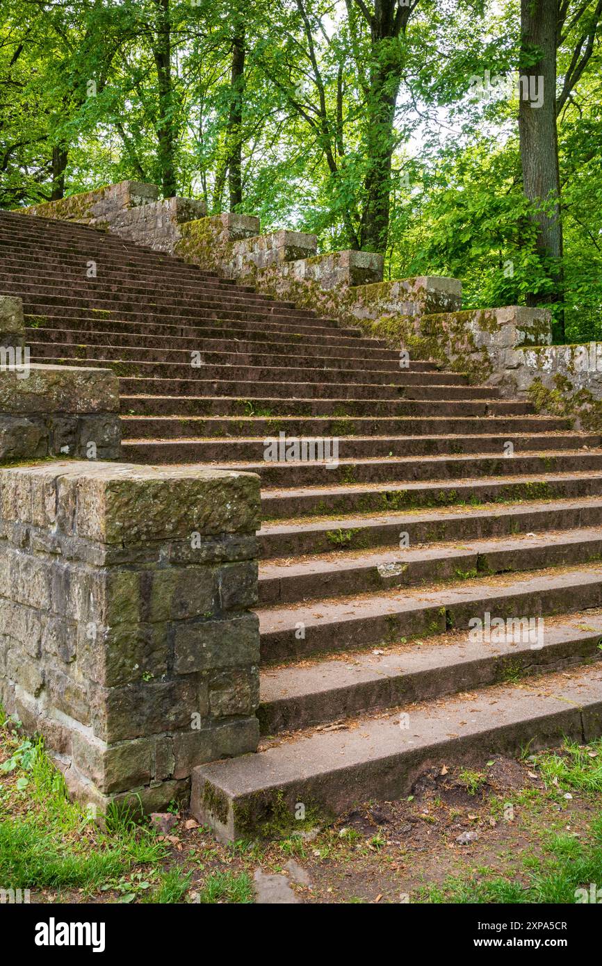 Thingstätte Heidelberg, Heiligenberg, Amphitheater 1935 von der NSDAP in Deutschland erbaut Stockfoto