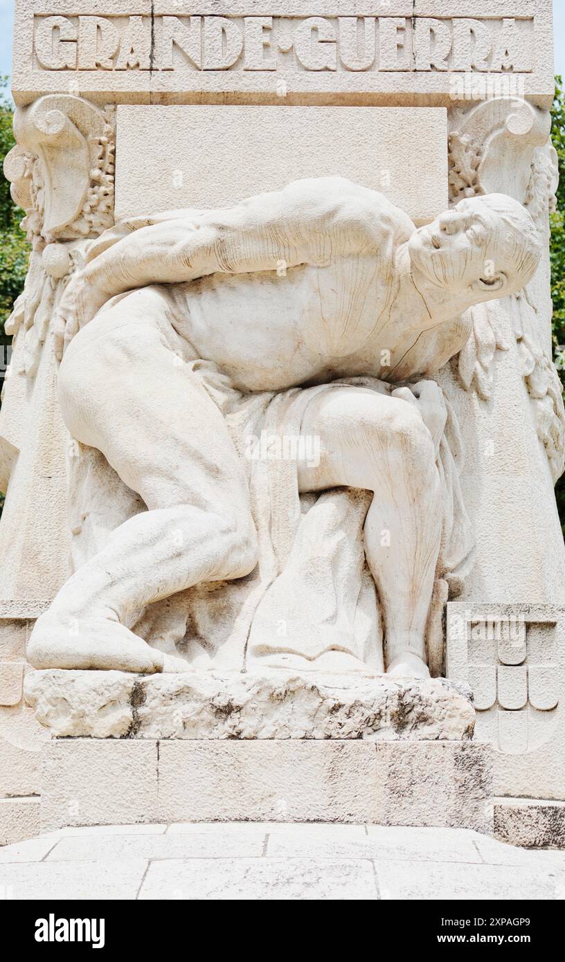 Monumento aos Mortos da Grande Guerra, Avenida da Liberdade, Lissabon, Portugal Stockfoto