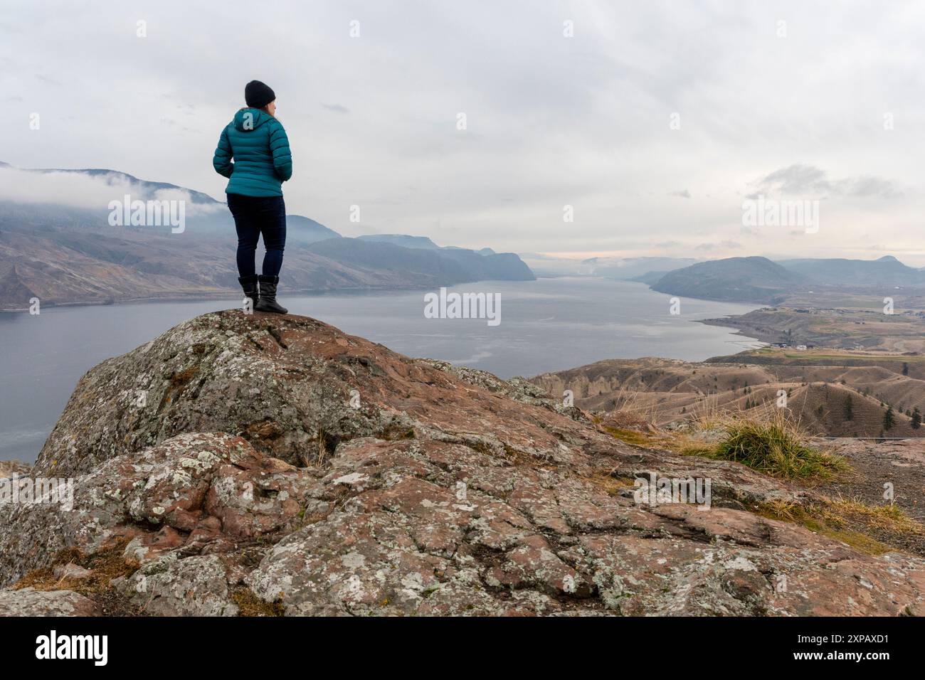 Kamloops Lake, British Columbia, Kanada Stockfoto