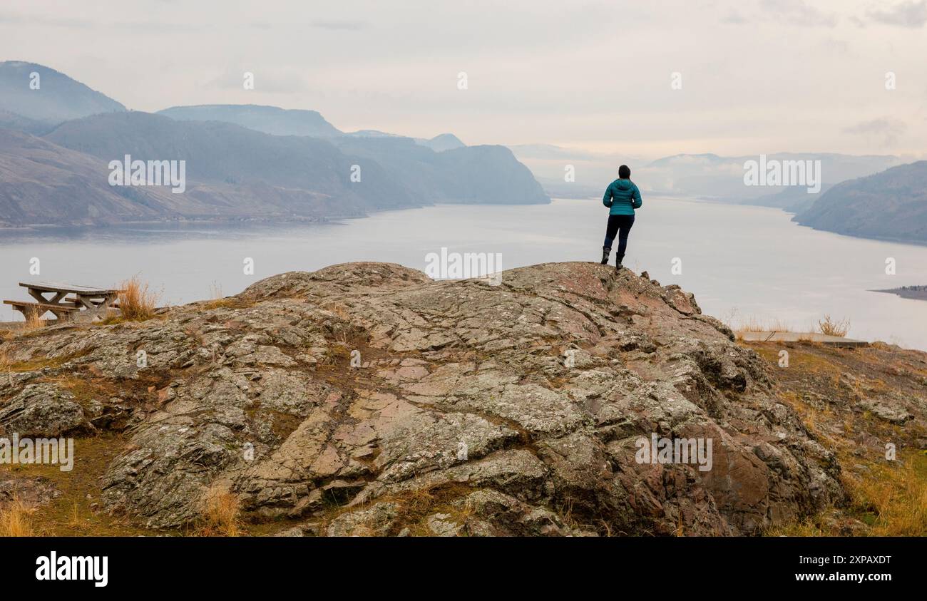 Kamloops Lake, British Columbia, Kanada Stockfoto