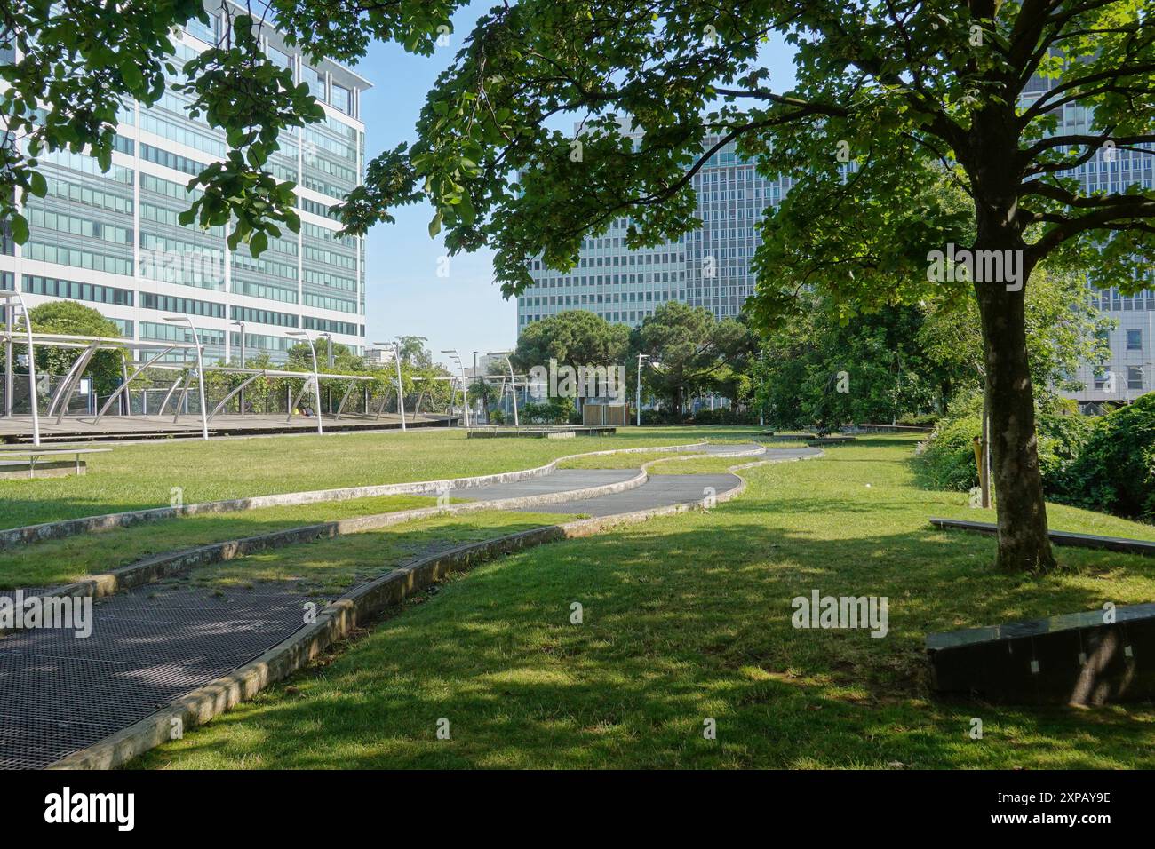 Paris, Gare Montparnasse, Jardin Atlantique // Paris, Gare Montparnasse, Jardin Atlantique Stockfoto