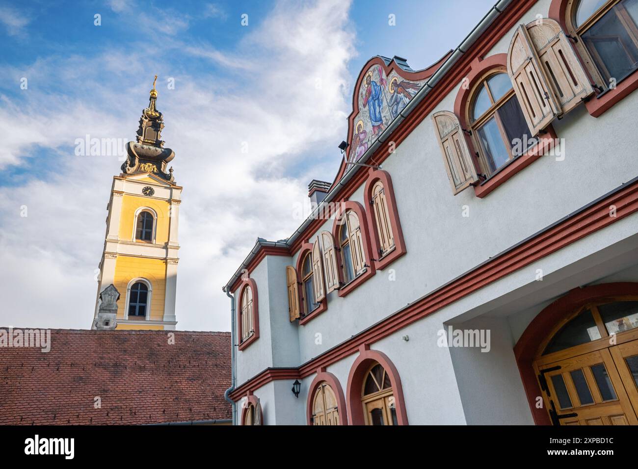1. Juni 2024, Fruska Gora, Serbien: Das Kloster Grgeteg, ein ruhiges serbisch-orthodoxes Wahrzeichen inmitten der malerischen Landschaft der Vojvodina Stockfoto