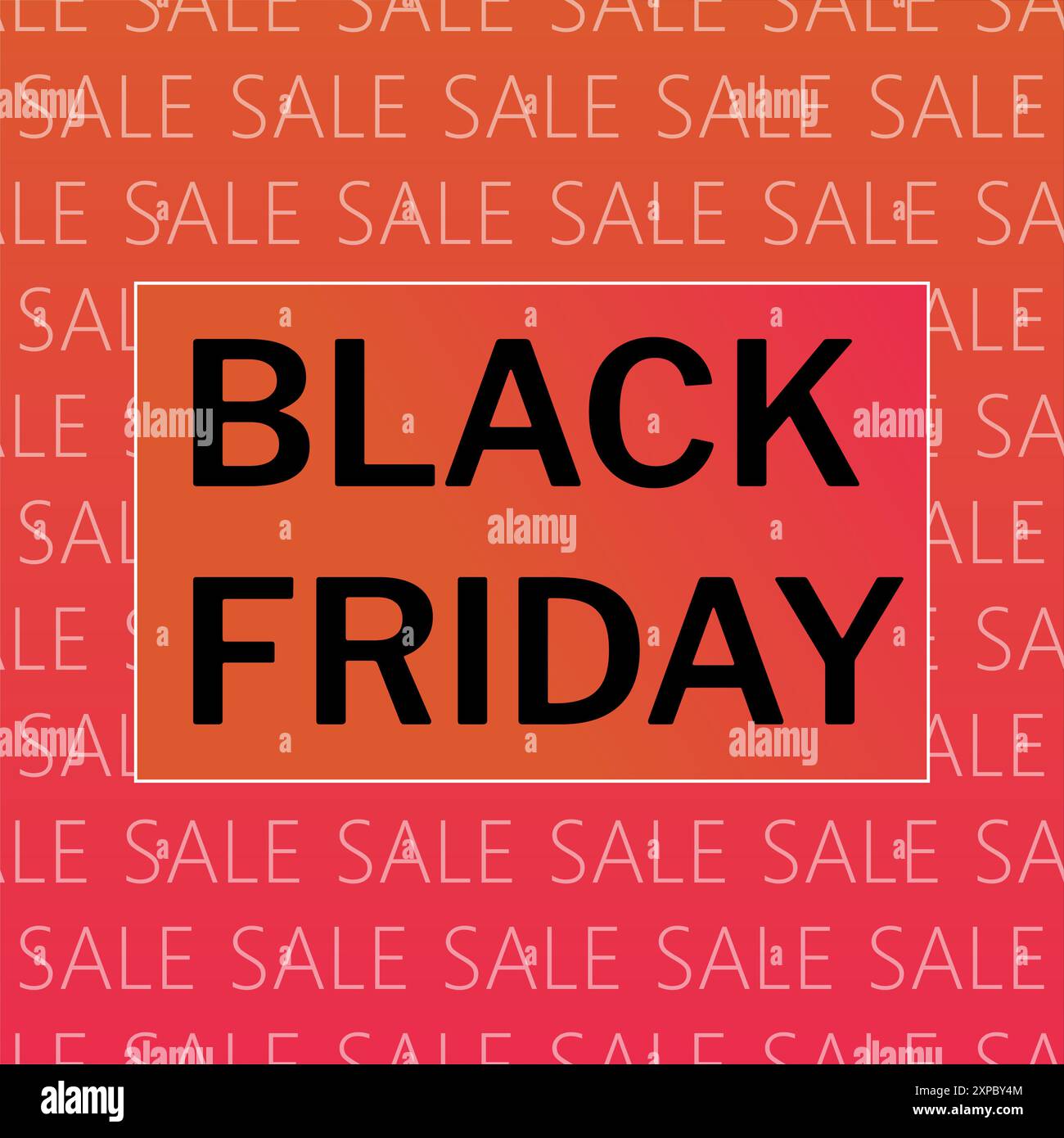 Black friday Sale stylisches Banner Stockfoto