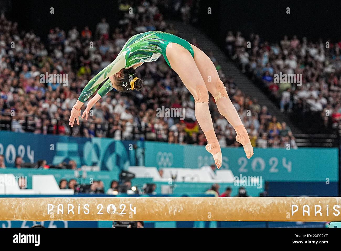 YAQIN Zhou of China Silbermedaille, Kunstturnen, Women's Balance Beam