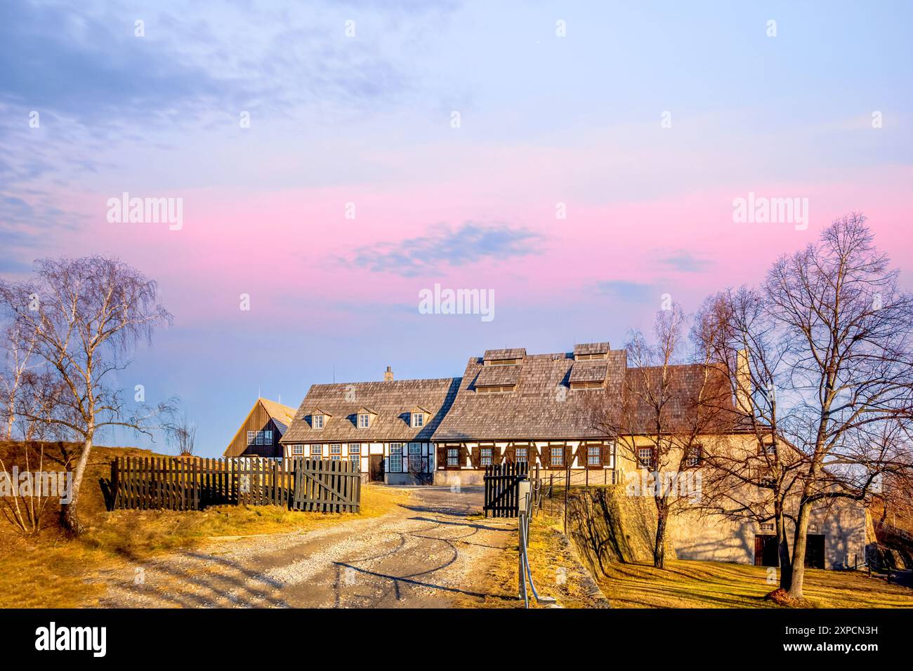 Silberbergbau, Alte Elisabeth, Freiberg, Deutschland Stockfoto