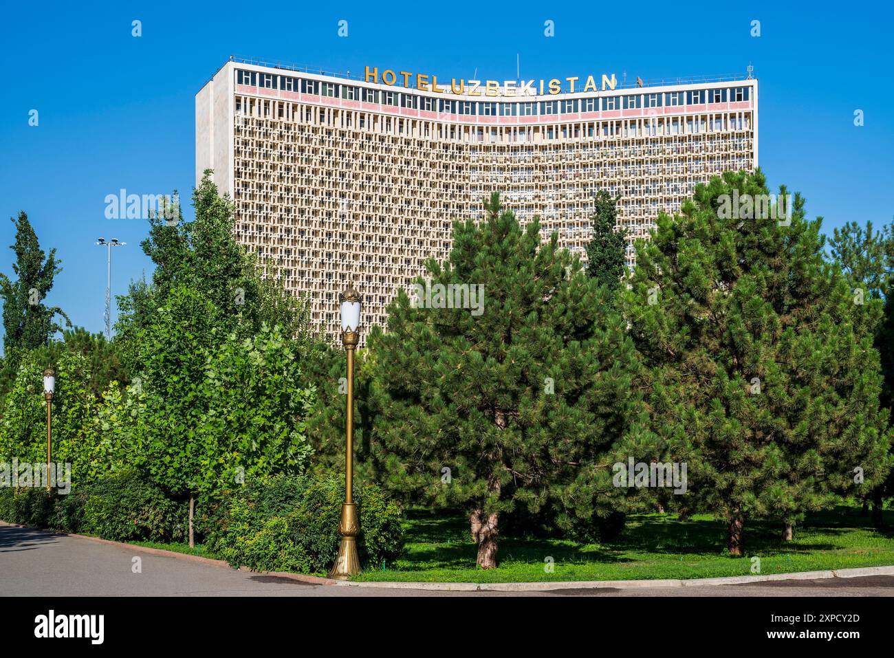 Hotel Usbekistan, Amir Timure Square, Taschkent, Usbekistan Stockfoto