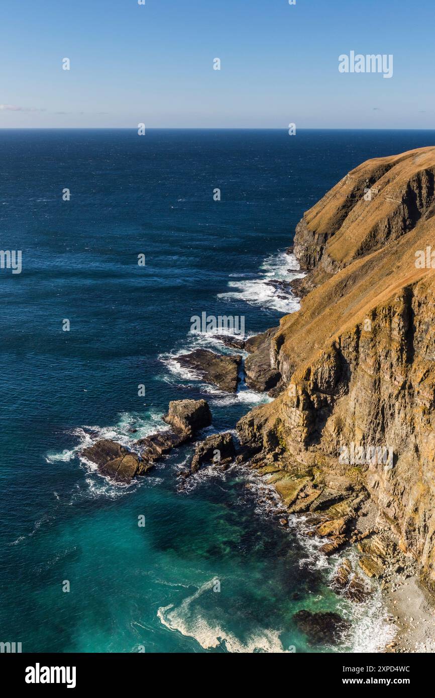 Cape St. Mary's Ecological Reserve im Herbst, nachdem die Vögel für die Saison, Neufundland, Kanada Stockfoto