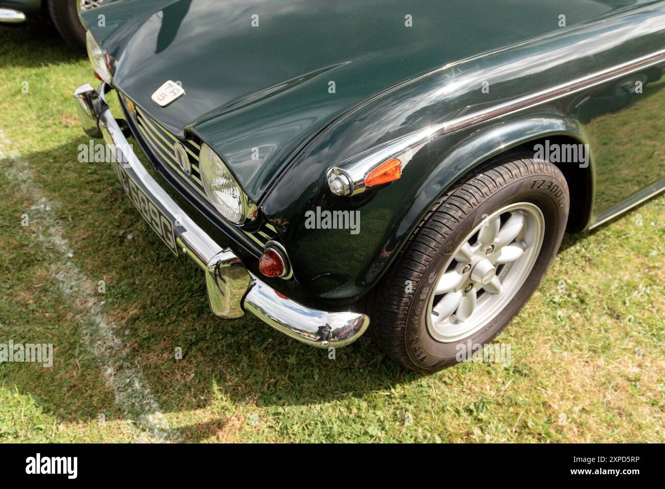 Triumph TR5. Hebden Bridge Vintage Weekend 2024. Stockfoto