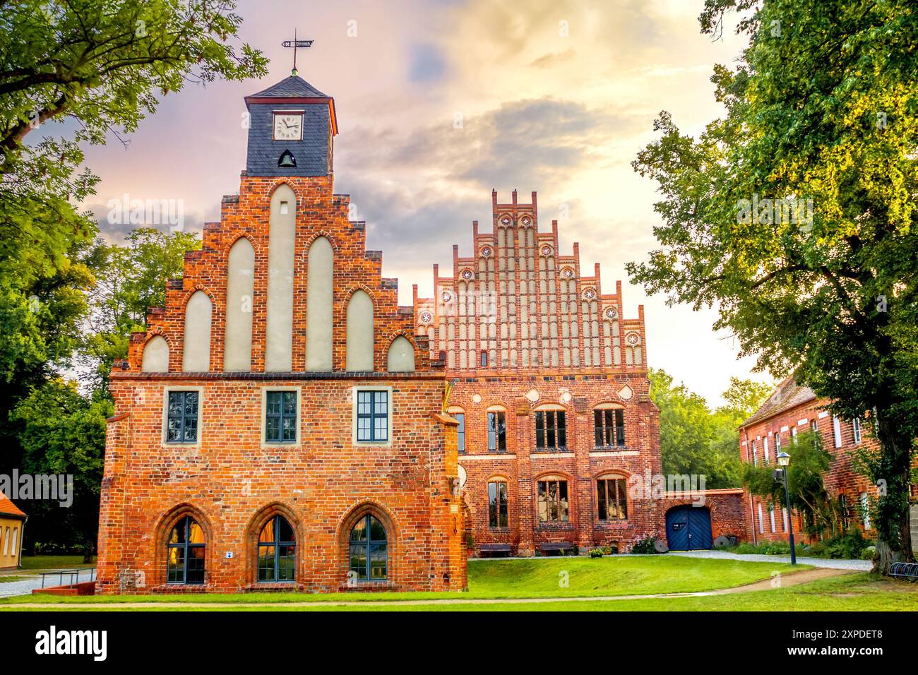 Alte Abtei von Zinna, Deutschland Stockfoto