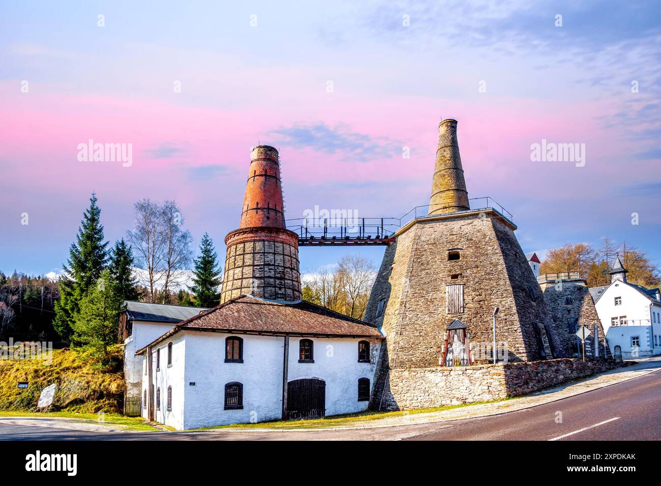 Kalkbergwerk Lengefeld, Deutschland Stockfoto