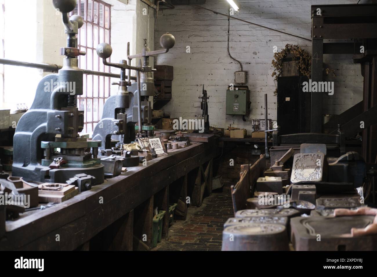 Blick auf das Newman Brothers Coffin Works Museum in Birmingham, 5. August 2024 Großbritannien Stockfoto