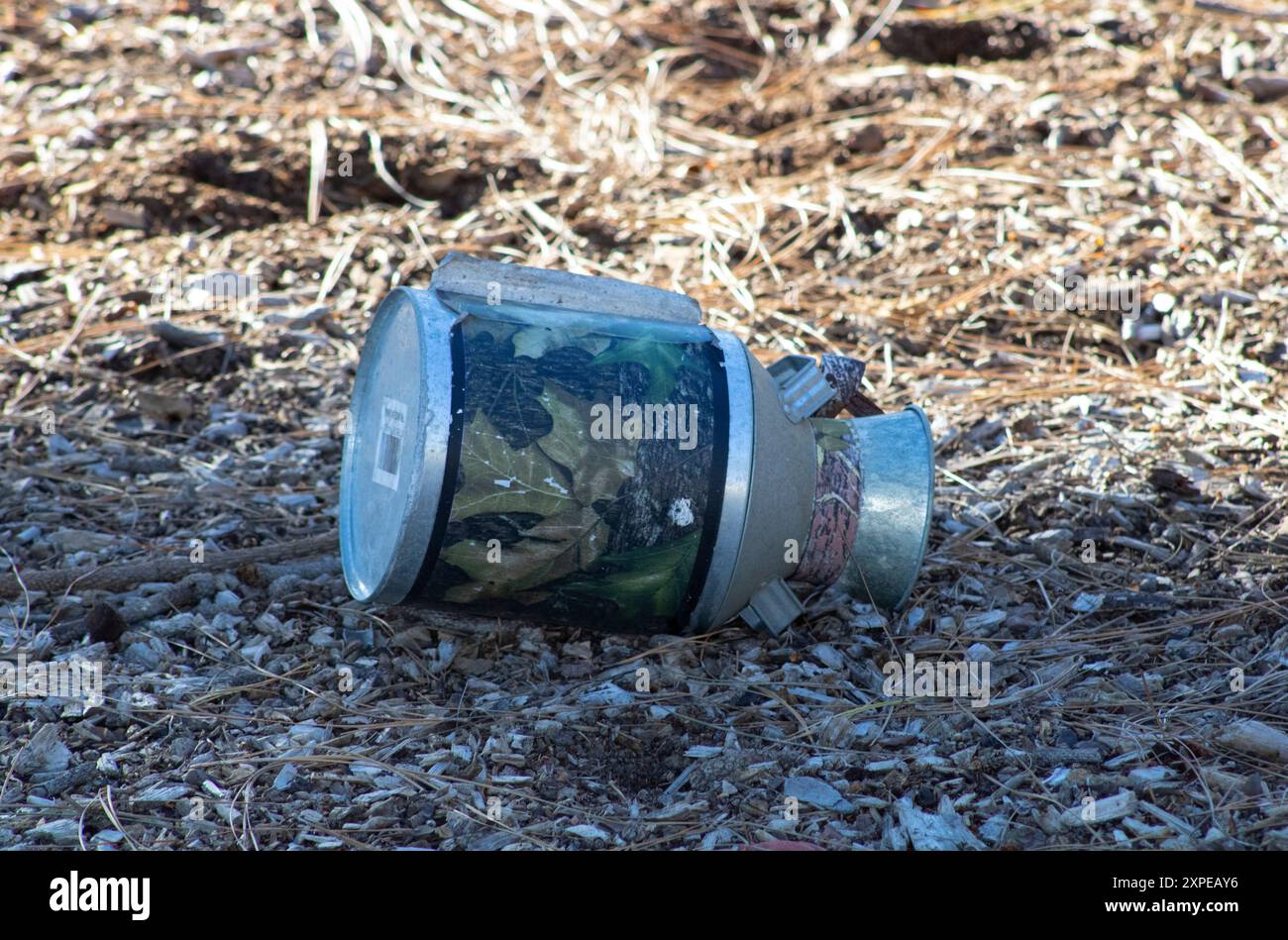Tarnkantine zur Hydration Stockfoto