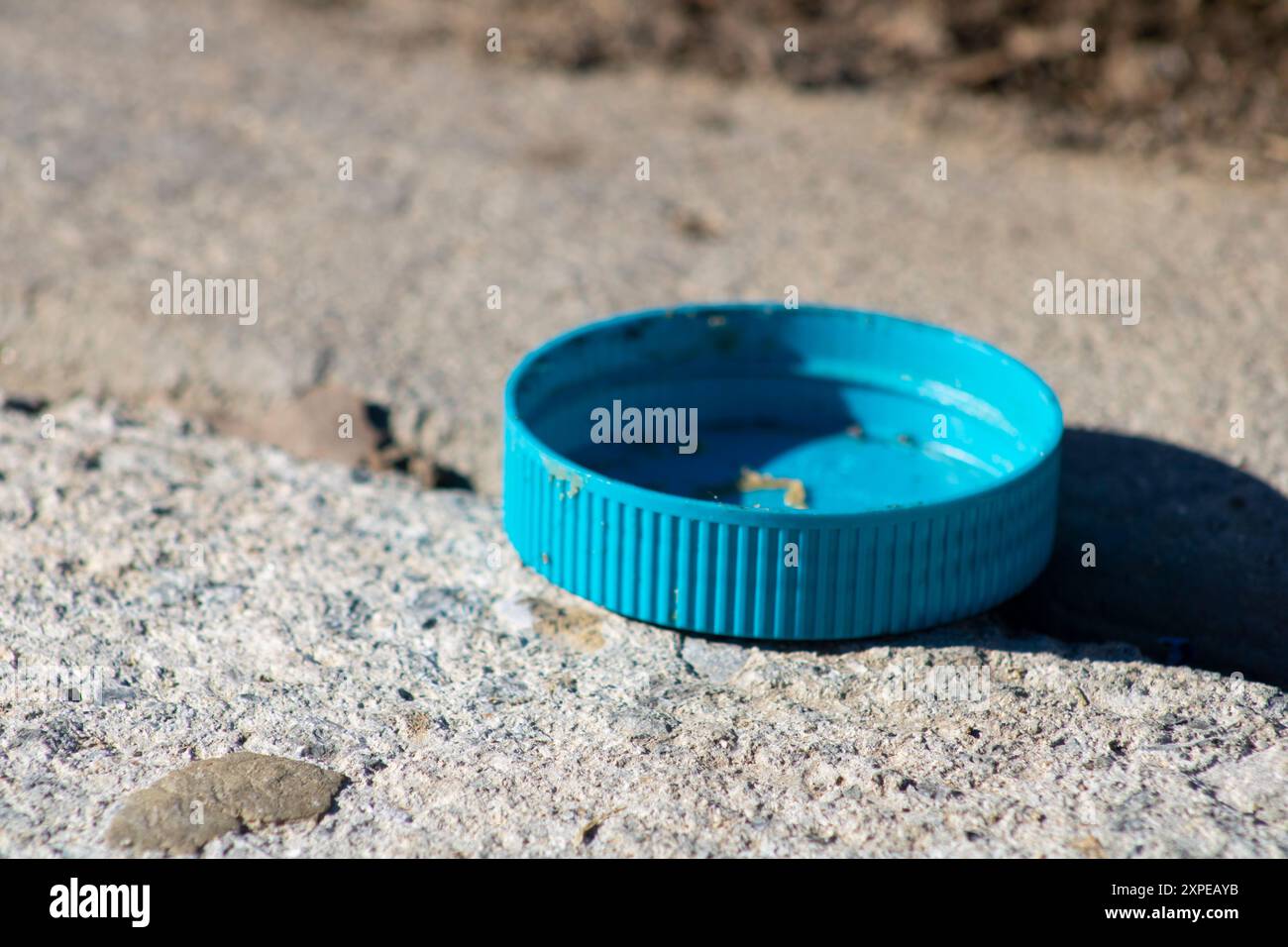 Drehen Sie den Deckel für die Oberseite des Behälters Stockfoto