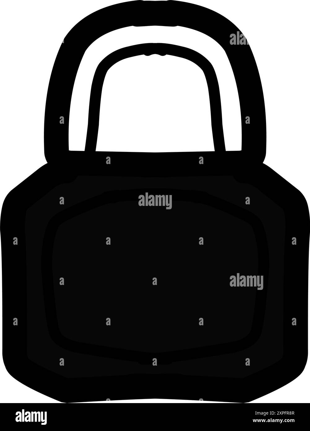 Schlüsselschloss-Illustrationsdesign. Perfekt für Aufkleber, Anzeigen, Website-Elemente, Banner, Poster Stock Vektor