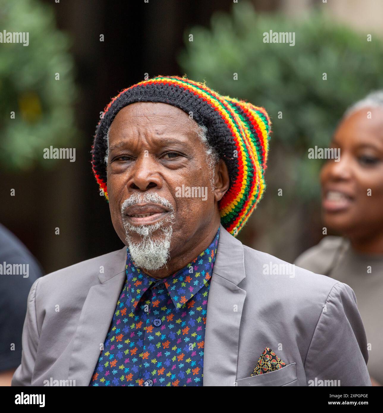 London, Großbritannien. August 2024. Billy Ocean taucht im globalen Radio auf und gibt ein Interview mit Richard Lincoln/Alamy Live News Stockfoto