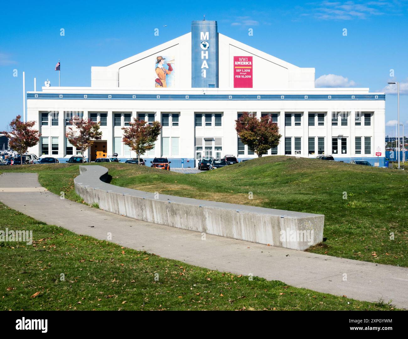 Seattle, USA - 4. Oktober 2018: Museum of History and Industry in South Lake Union Stockfoto