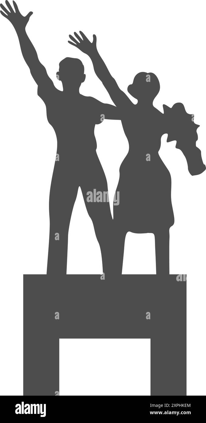 Jakarta die Hauptstadt Indonesiens Icon Design Vorlage Stock Vektor