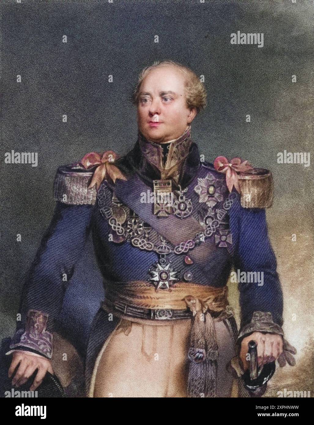 Archibald Campbell 1769-1843, britischer Berufssoldat. Oberst 1814, Generalmajor 1825, Generalleutnant 1838. Diente 1788-1799 in Indien und im Feldzug Stockfoto