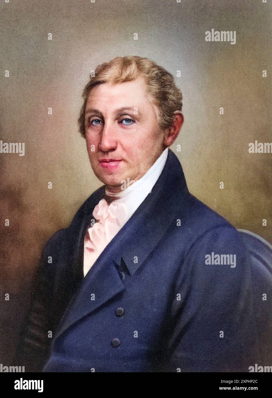 James Monroe 1758 bis 1831. Fünfter Präsident der Vereinigten Staaten von Amerika., Historisch, digital restaurierte Reproduktion von einer Vorlage aus dem 19. Jahrhundert, Datum nicht angegeben Stockfoto