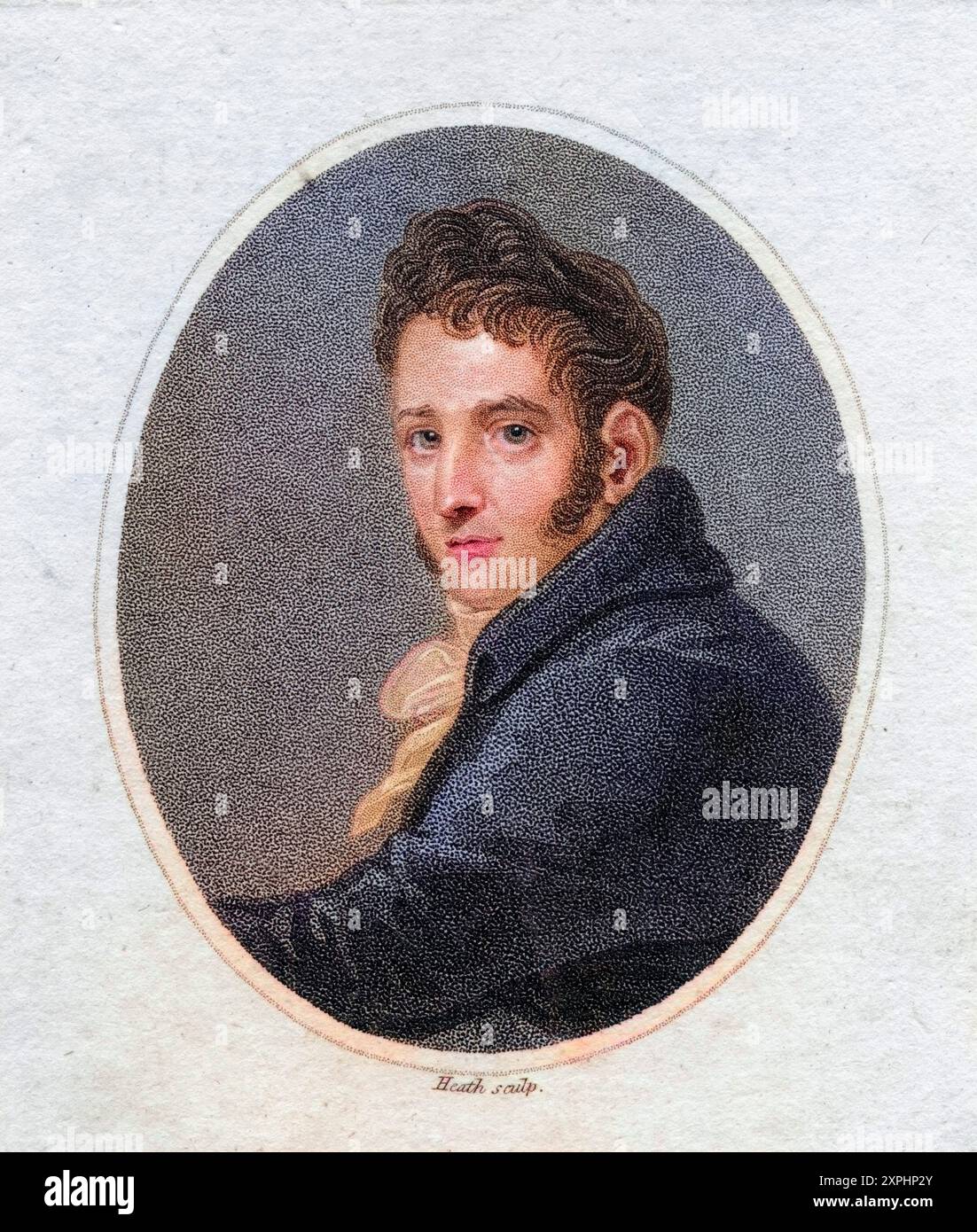 Lucien Bonaparte, 1775-1840. Jüngerer Bruder von Napoleon. Druck aus dem 19. Jahrhundert, graviert für das Lady´s Magazine. Von Heath graviert., Historisch, digital restaurierte Reproduktion von einer Vorlage aus dem 19. Jahrhundert, Datum nicht angegeben Stockfoto