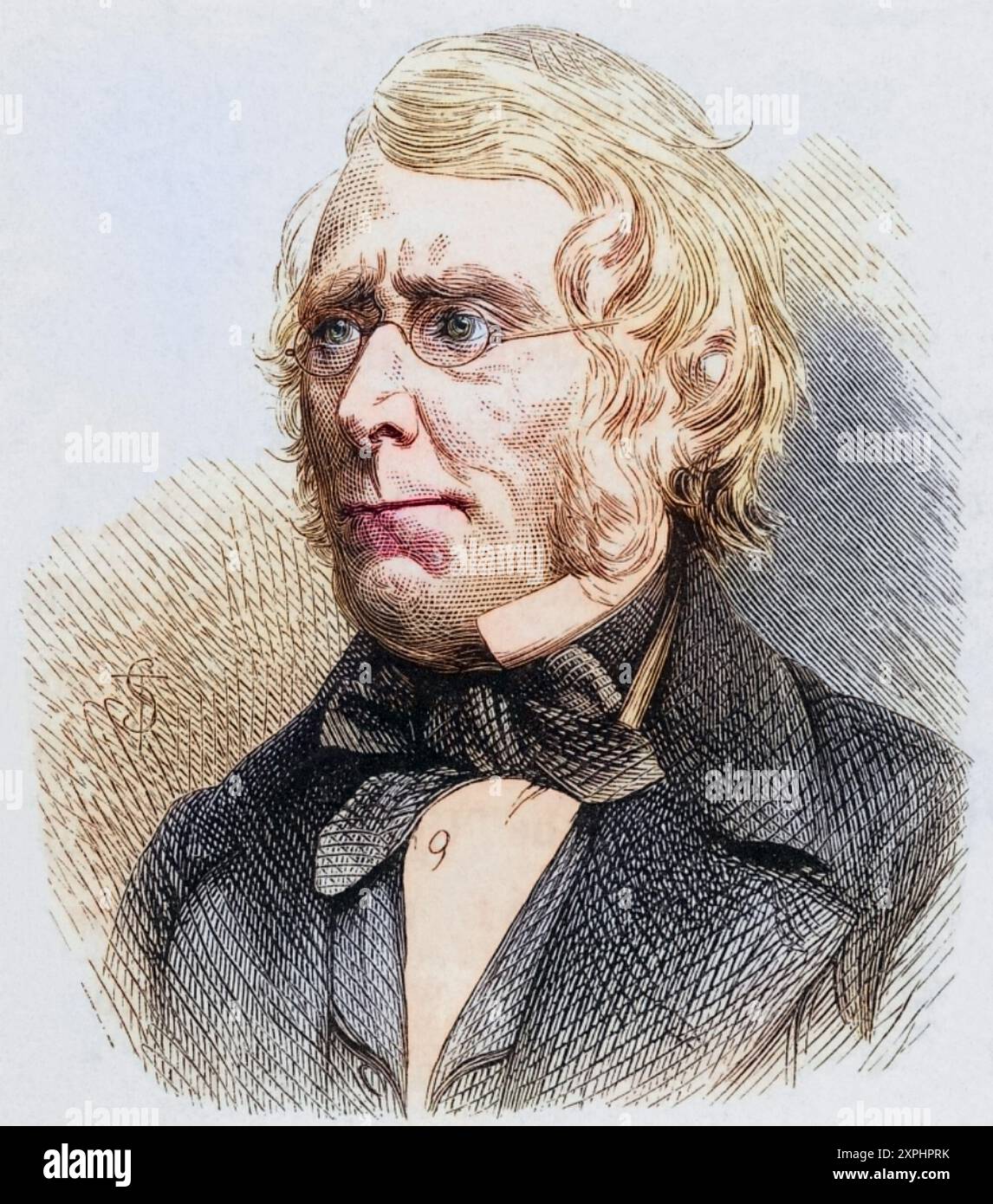 Ton (1802–1879) englischer Komödiant und Bühnenautor, geboren in Hoxton, Logical, Kanada (1863). Aus „das Leben von Sir Roderick I. Murchison“ von Archibald Geikie (London, 1875). Kupferstich., Historisch, digital restaurierte Reproduktion von einer Vorlage aus dem 19. Jahrhundert, Datum nicht angegeben Stockfoto