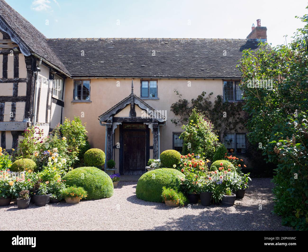 Wollerton Old Hall Stockfoto