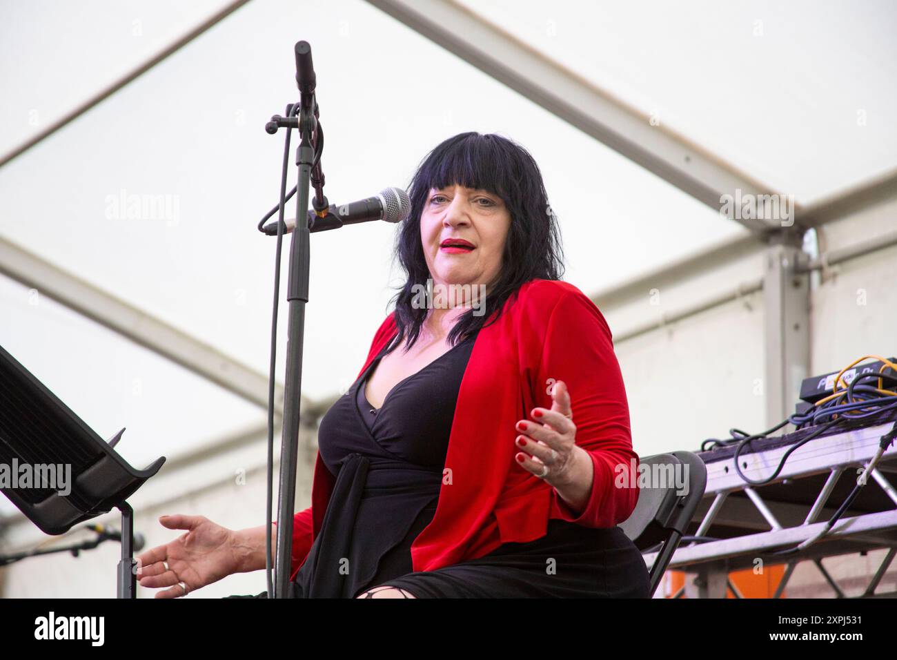 Lydia Lunch sprach Wort auf dem Supernormal Festival 2024 Stockfoto