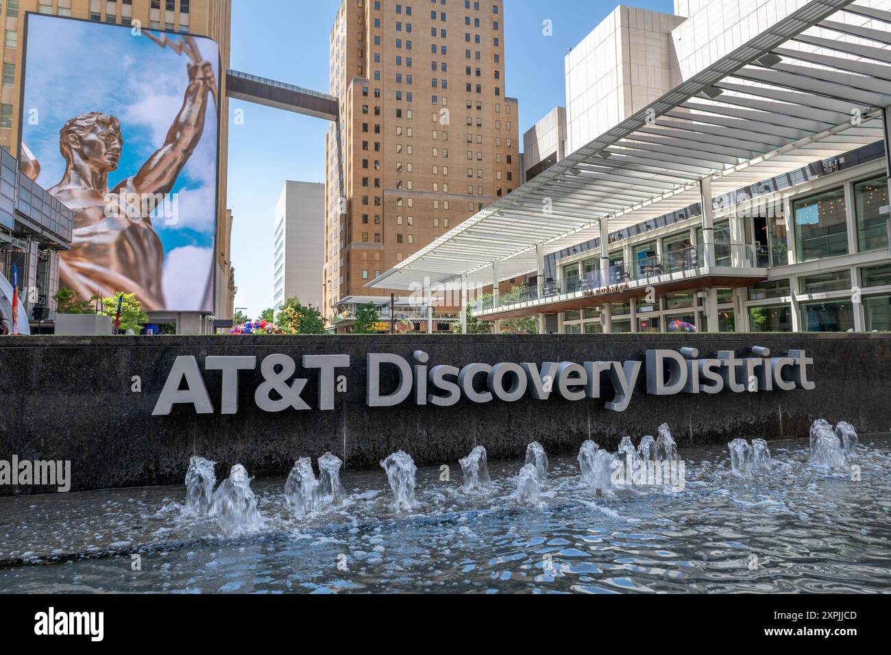 AT&T Discovery District Stockfoto