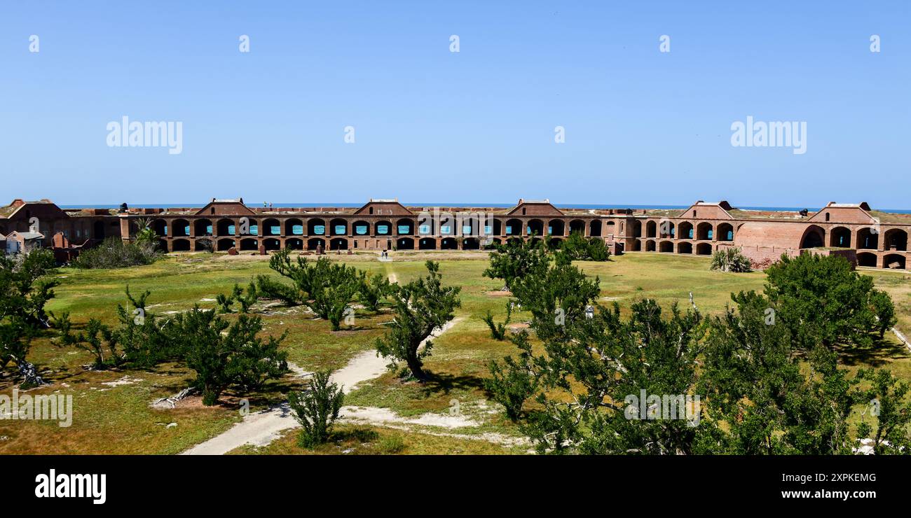 Fort Jefferson, Dry Tortugas, Florida Stockfoto