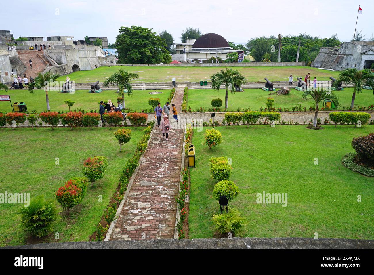 Benteng Marlborough Festung, Bengkulu Stadt, Indonesien Stockfoto