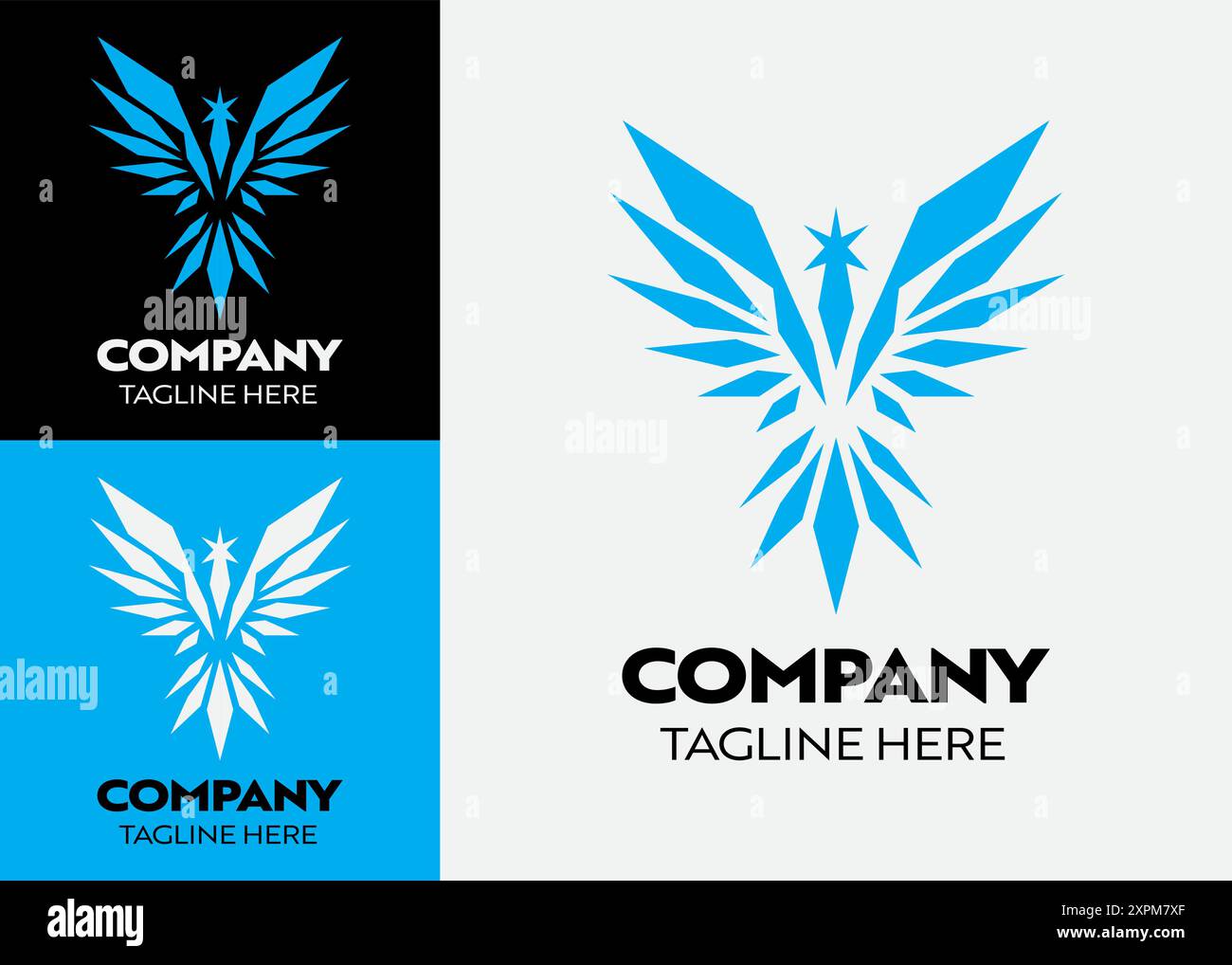 W Logo, Wings oder Wing Logo, mit Buchstabe W, elegant, luxuriös und abenteuerlich, für Unternehmen oder Unternehmen, fliegen Stock Vektor