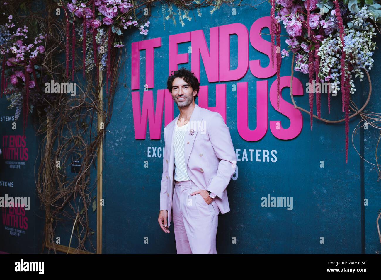 New York, USA. August 2024. Justin Baldoni nimmt am 6. August 2024 am AMC Lincoln Square in New York, NY, Teil. (Foto: Dinara Khairova/SIPA USA) Credit: SIPA USA/Alamy Live News Stockfoto