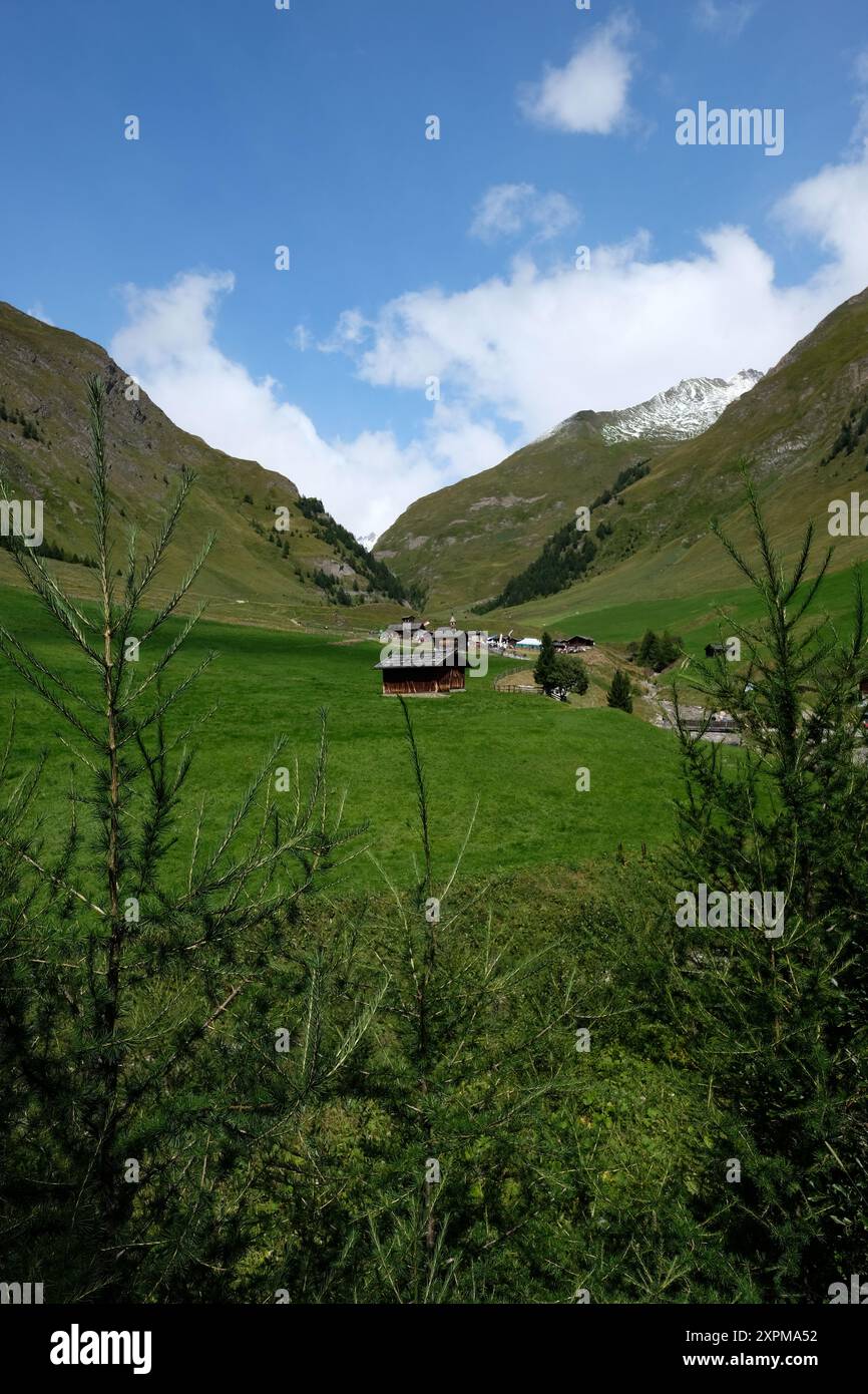 Malga Fane - Valles - Rio di Pustertal - Pustertal Stockfoto