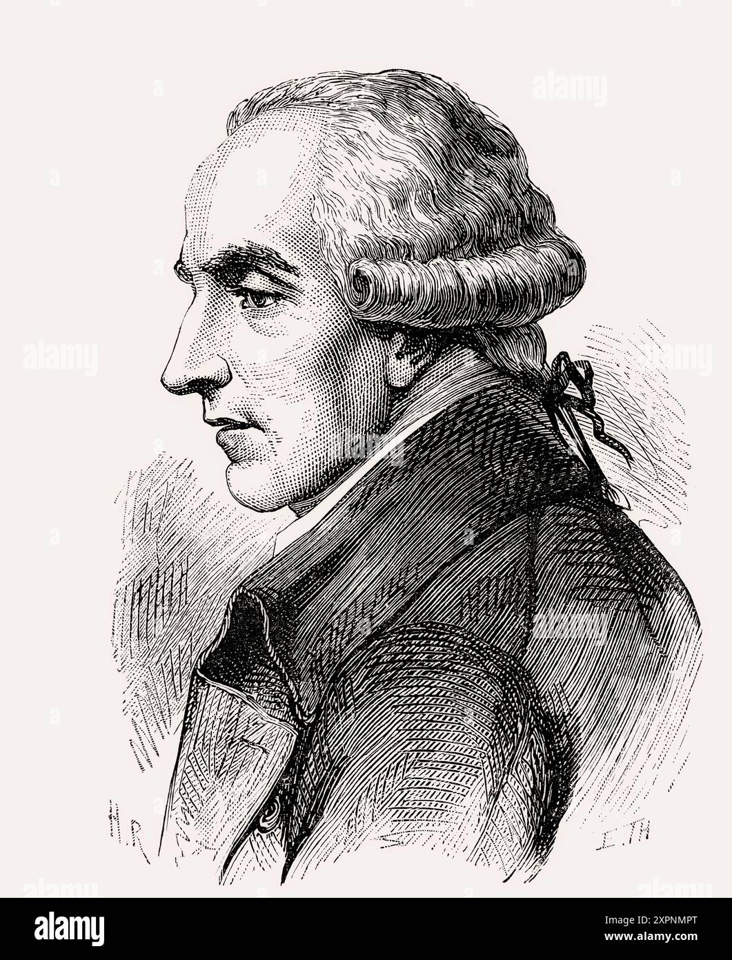 Pierre-Simon, Marquis de Laplace, 1749-1827, ein französischer Gelehrter Stockfoto