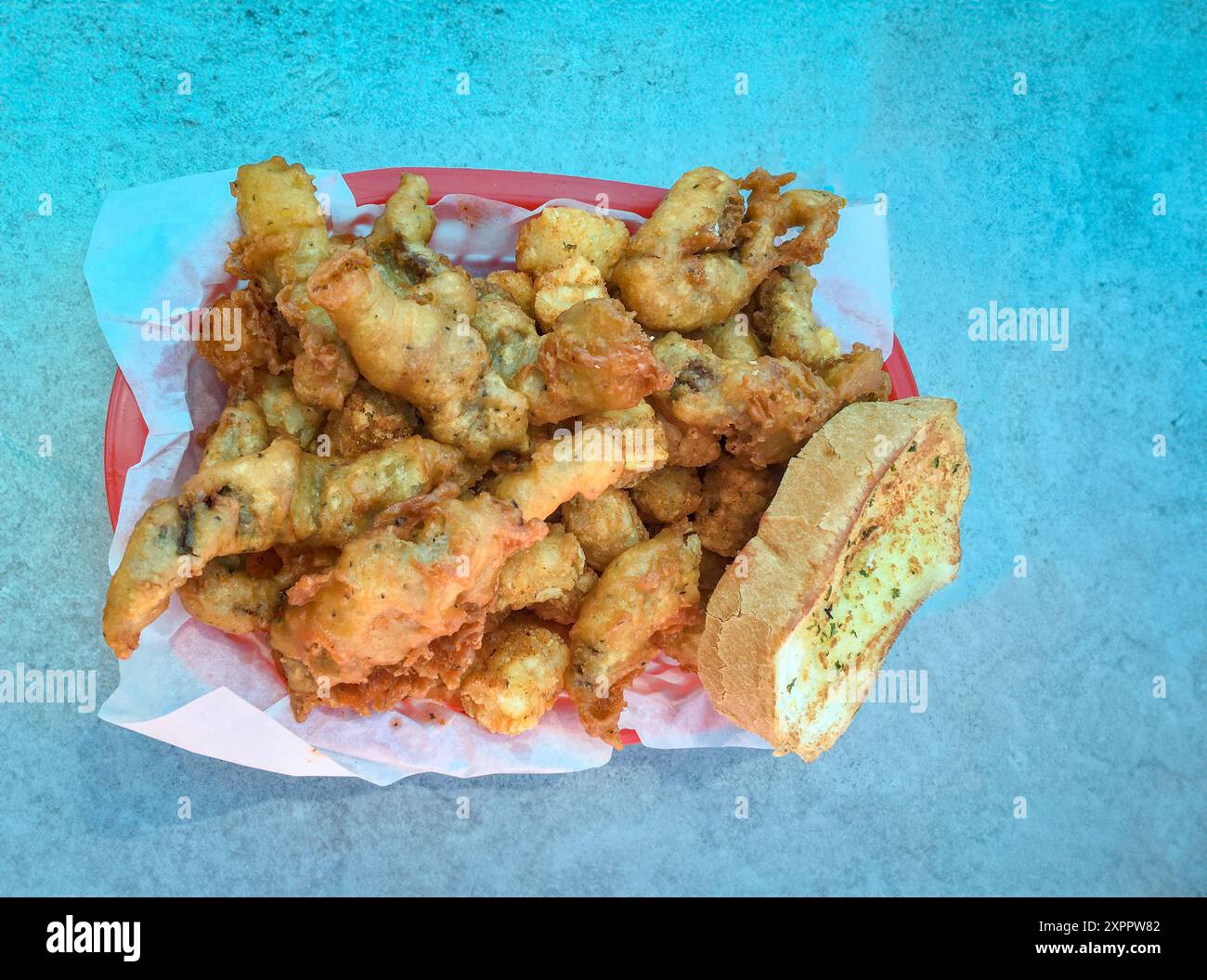 Fingersteaks, die typische Mahlzeit von Boise, Idaho, sind in zahlreichen Restaurants in der Umgebung erhältlich. Ähnlich wie Hähnchenstreifen, verwenden Sie jedoch Lendenwirbel oder zehn Stockfoto