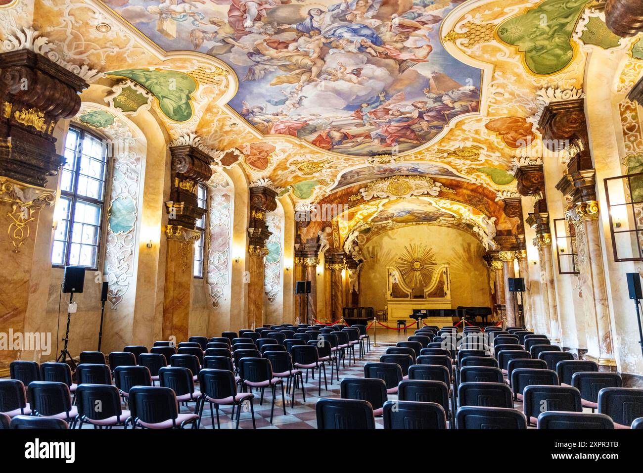 Oratorium Marianum im Barockstil in der Universität Breslau, Polen Stockfoto