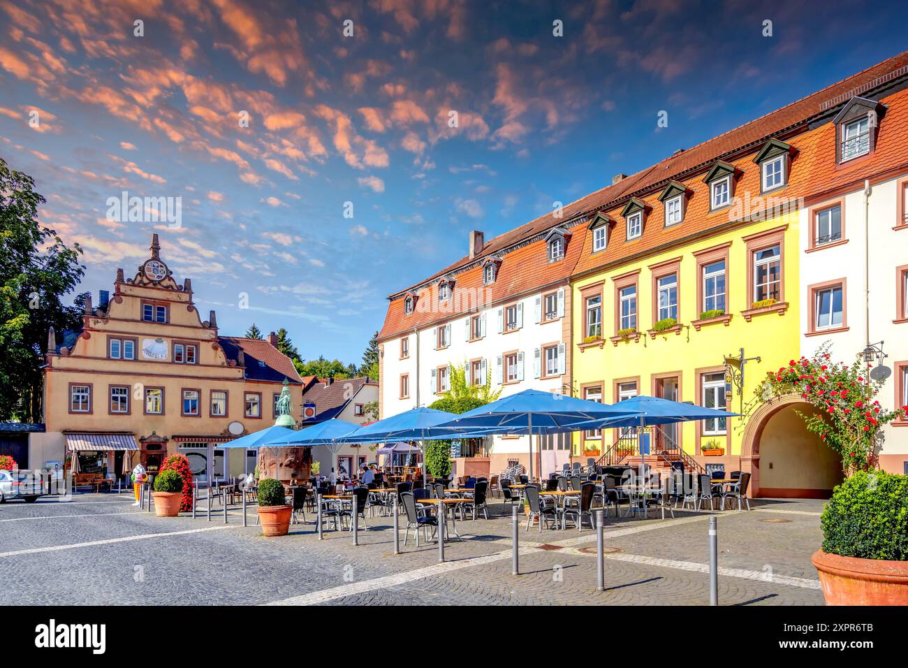 Altstadt von Ottweiler, Deutschland Stockfoto