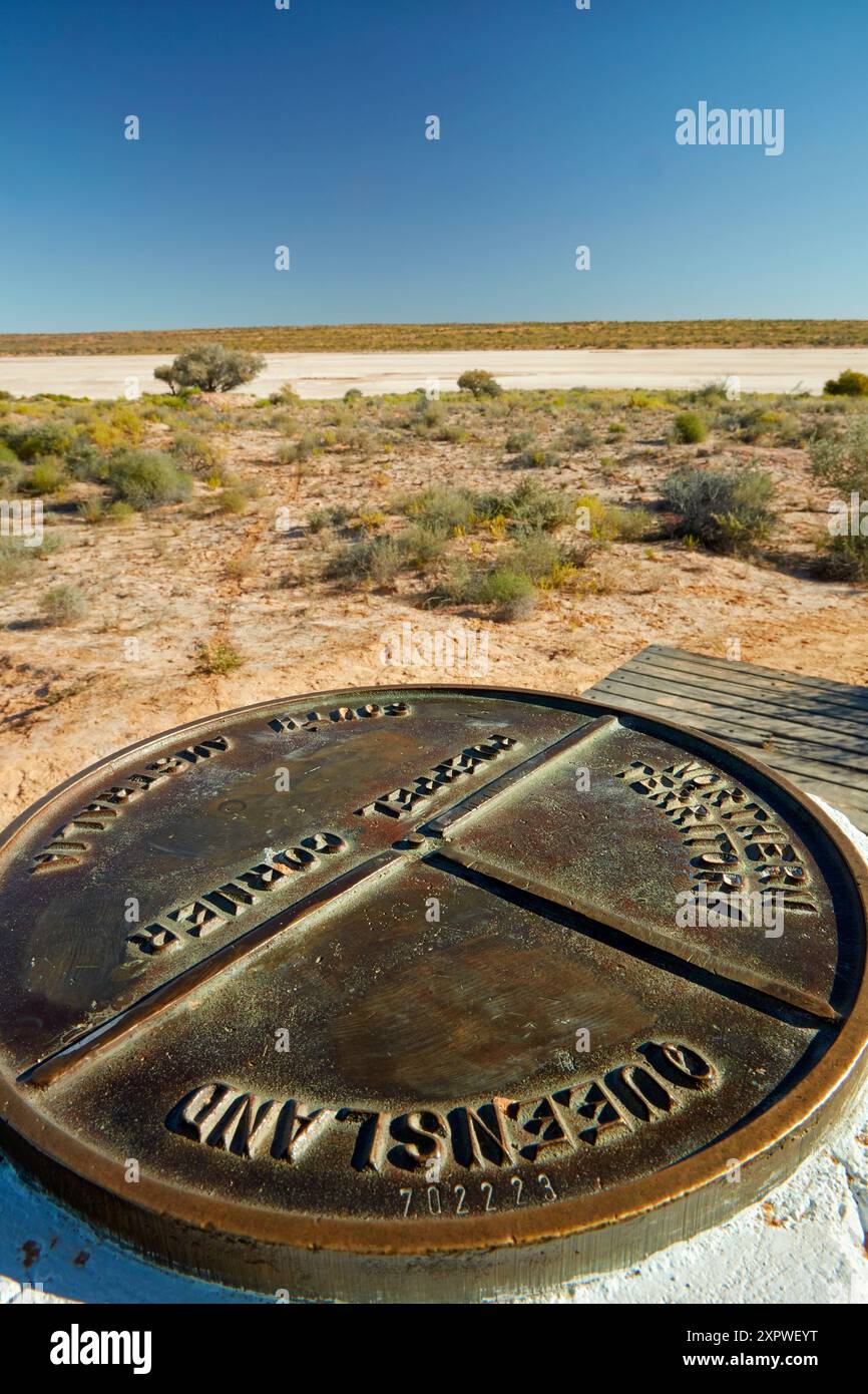 Poeppel Corner (Staatsgrenze von Queensland, South Australia und Northern Territory), Simpson Desert, Outback, Australien Stockfoto