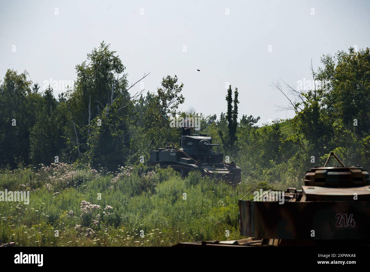 Daimler Benz Panzer III - deutscher Panzer aus dem Zweiten Weltkrieg auf dem Schlachtfeld. Aquino Tank Weekend - historische Militärshow 07.28.2024 - Oshawa, Kanada Stockfoto