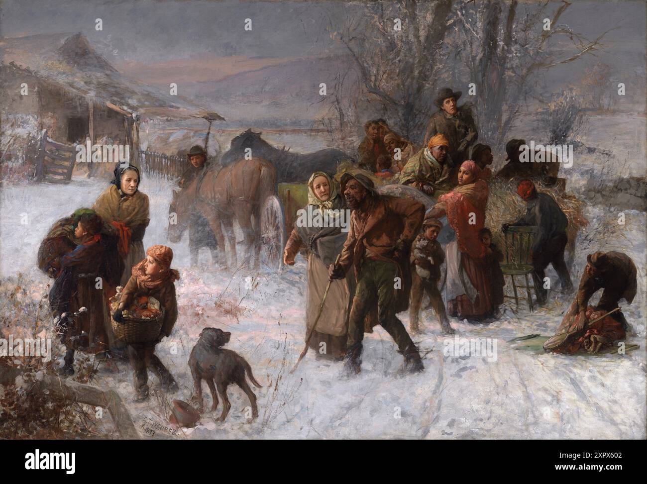 Charles Webber - Die U-Bahn [1893] Stockfoto