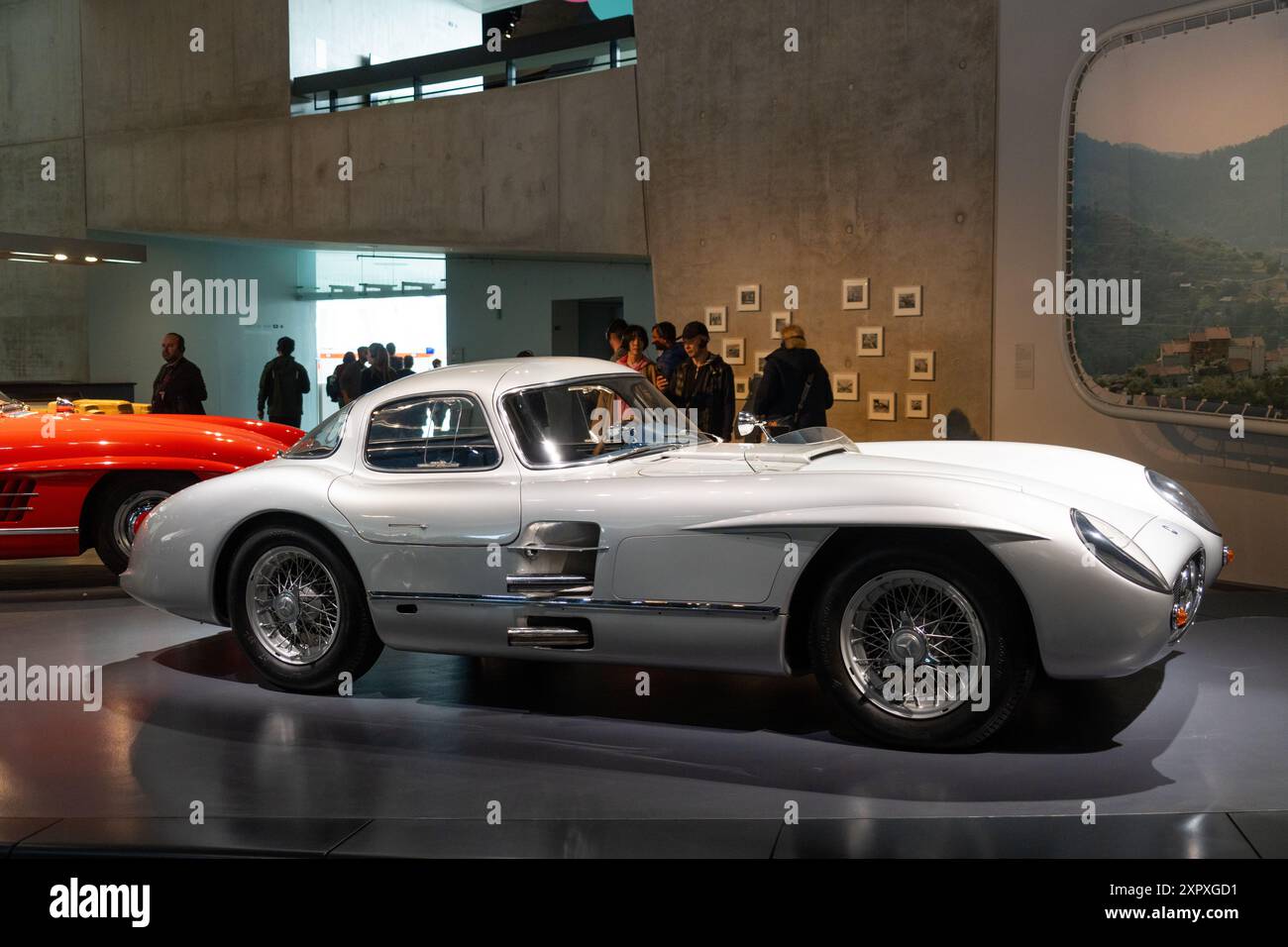 Das Porsche Museum, Automuseum Stuttgart, Baden-Württemberg, Deutschland Stockfoto