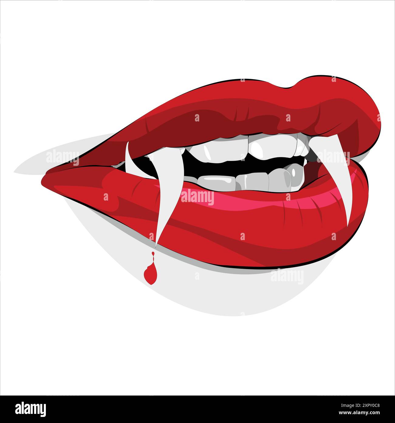 Die leidenschaft von dracula Stock-Vektorgrafiken kaufen - Alamy