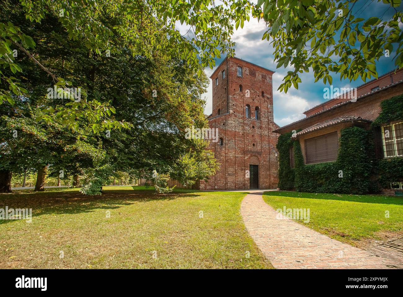 Italien prov. Di Alessandria Sezzadio Abtei Santa Giustina Stockfoto