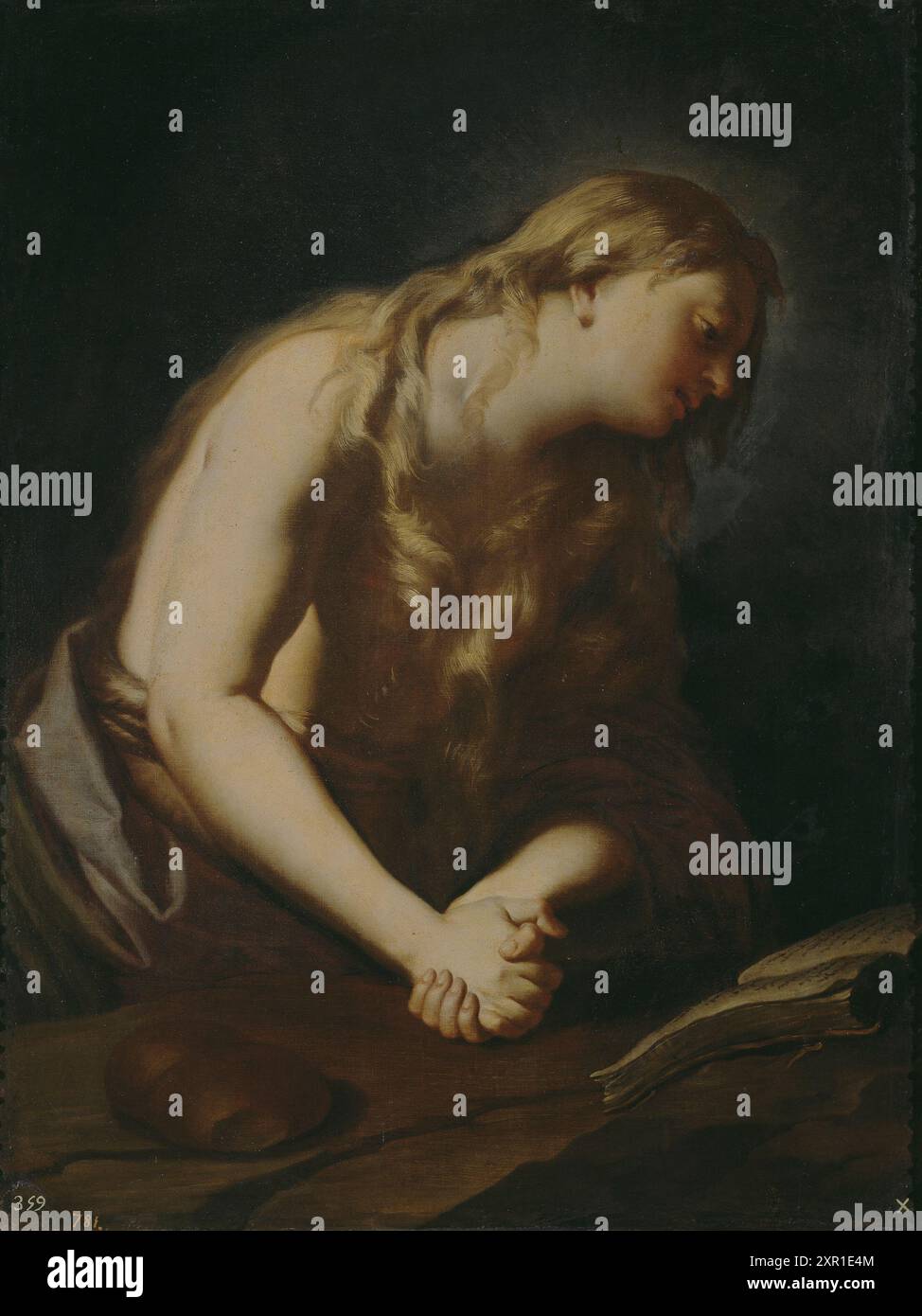 Buße Magdalen - Gemälde von Francesco Trevisani Stockfoto