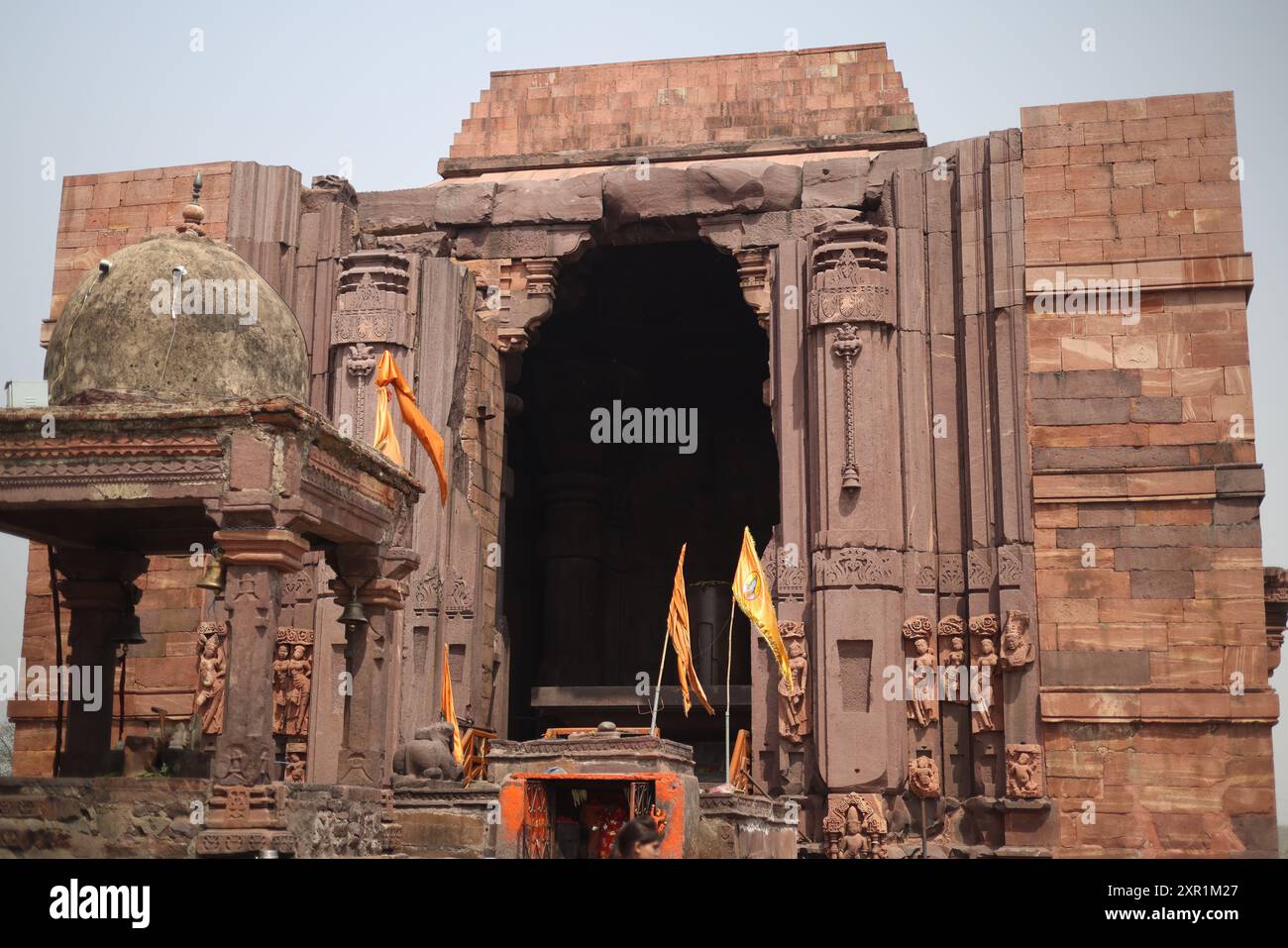 Der Bhojeshwar Mahadev Tempel, auch bekannt als Bhojpur Tempel, ist ein 1.000 Jahre alter Tempel in Bhopal, Madhya Pradesh, der Lord Shiva gewidmet ist. Ich habe geschossen Stockfoto