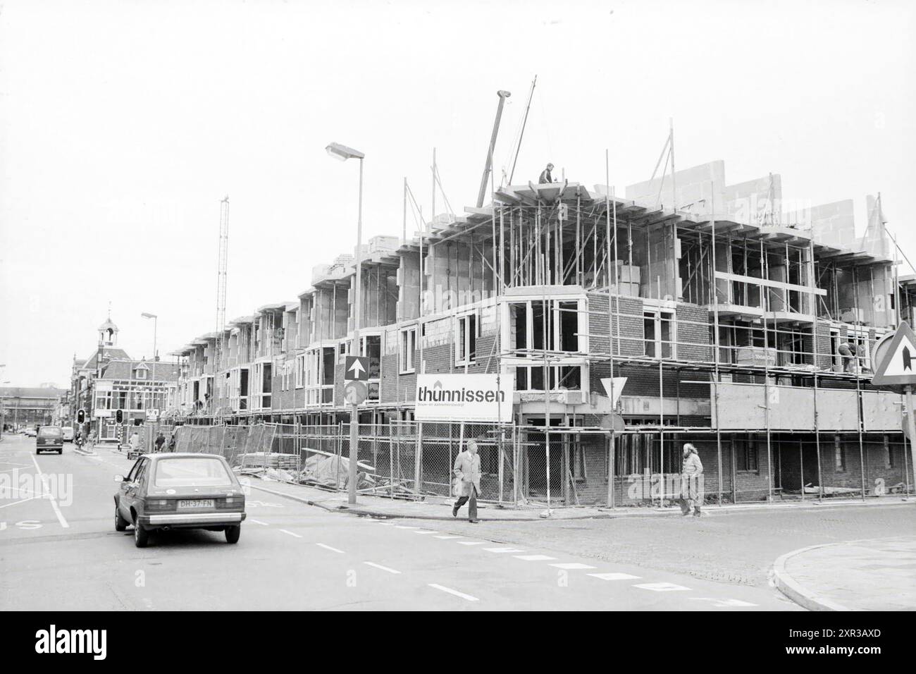 New Construction Studio Homes, New Construction, 25-03-1981, Whizgle Dutch News: Historische Bilder für die Zukunft. Erkunden Sie die Vergangenheit der Niederlande mit modernen Perspektiven durch Bilder von niederländischen Agenturen. Verbinden der Ereignisse von gestern mit den Erkenntnissen von morgen. Begeben Sie sich auf eine zeitlose Reise mit Geschichten, die unsere Zukunft prägen. Stockfoto